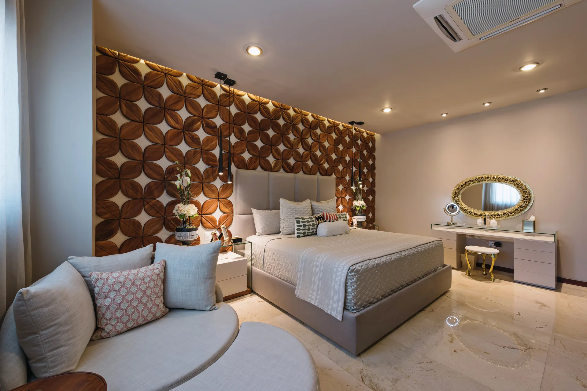 Departamento San Angelo — Interiores en encino claro
